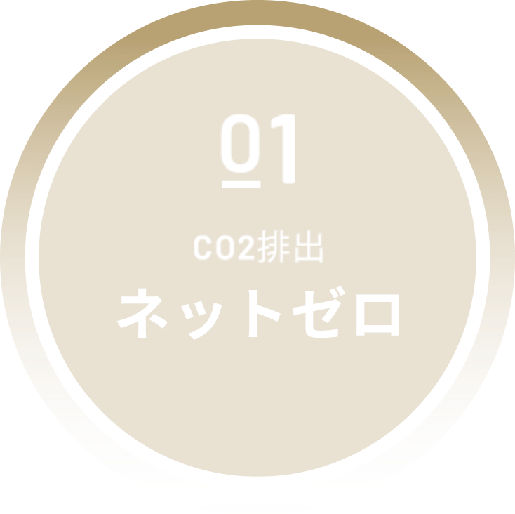 環境配慮型の機材を積極的に採用し、CO2の排出削減を行いネットゼロを目指します。